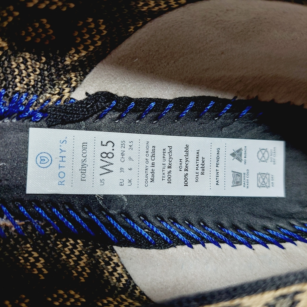 New Rothy's Spotted The Loafer Leopard Print Slip On Round Toe Loafers O546 - Picture 7 of 8